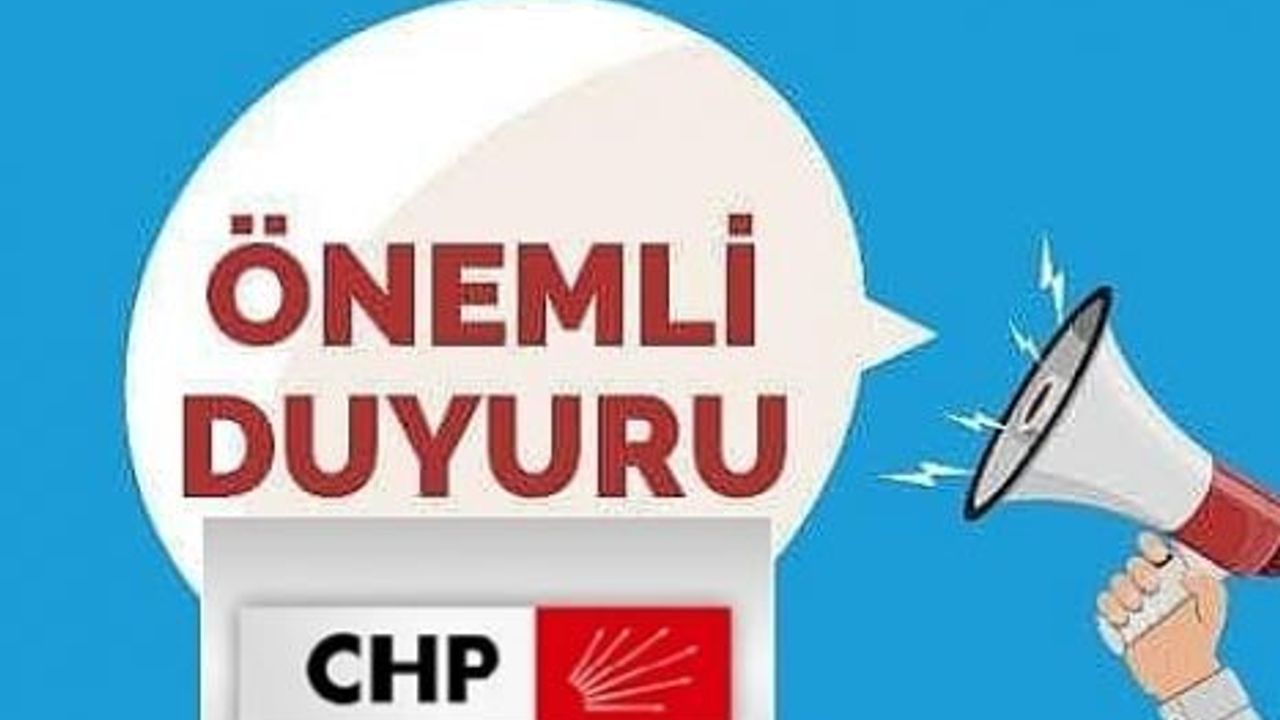 CHP İL KONGRESİ 9 ŞUBAT’TA. BAKALIM BAŞKAN KİM OLACAK?