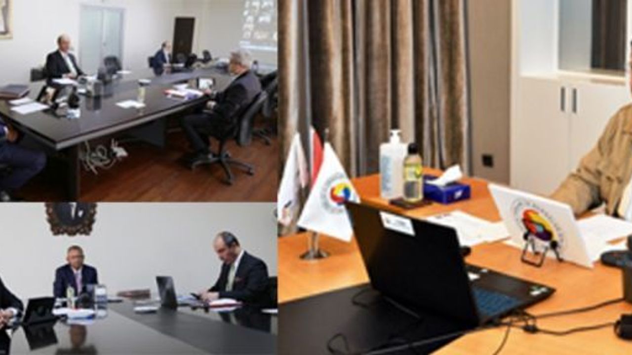 HİSARCIKLIOĞLU VİDEO KONFERANSLA KMTSO MECLİSİ’NE KATILDI