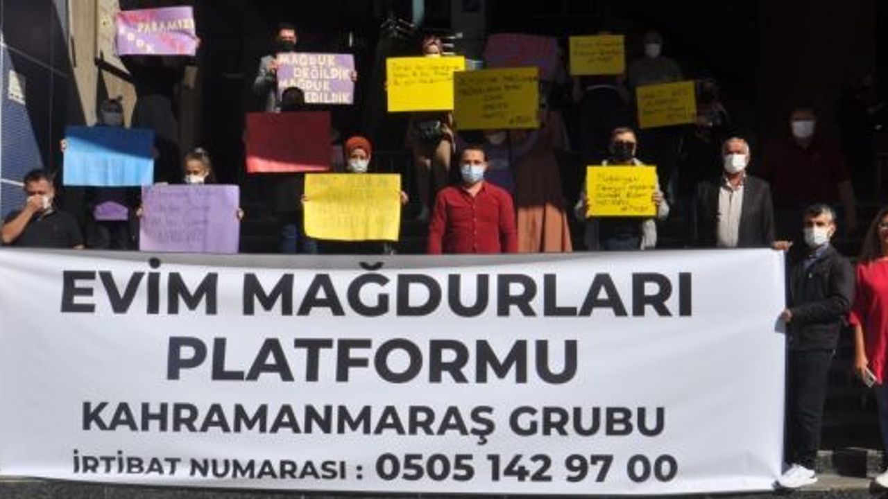 ‘EVİM’ MAĞDURLARI, PLATFORMDA SESLERİNİ DUYURDULAR