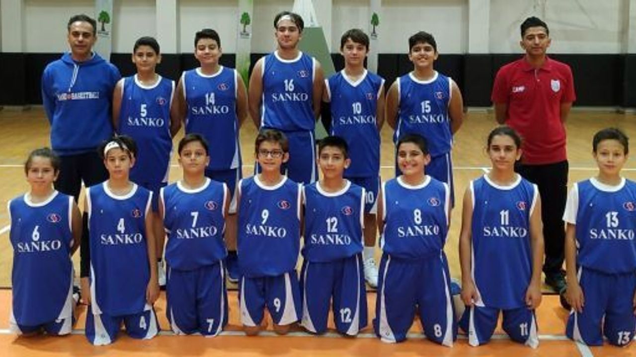 SANKO OKULLARI BASKETBOL TAKIMI İL ŞAMPİYONU