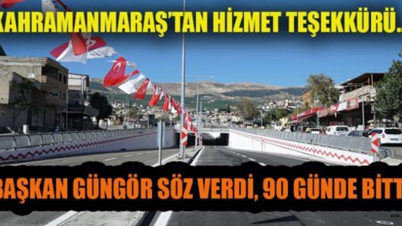 BAŞKAN GÜNGÖR SÖZ VERDİ, ZAMANINDA BİTTİ