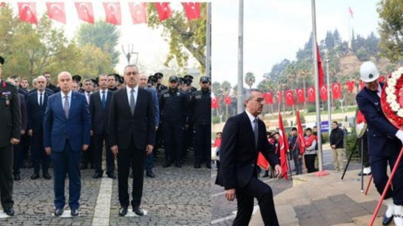 GAZİ MUSTAFA KEMAL ATATÜRK VEFATININ YIL DÖNÜMÜNDE ANILDI