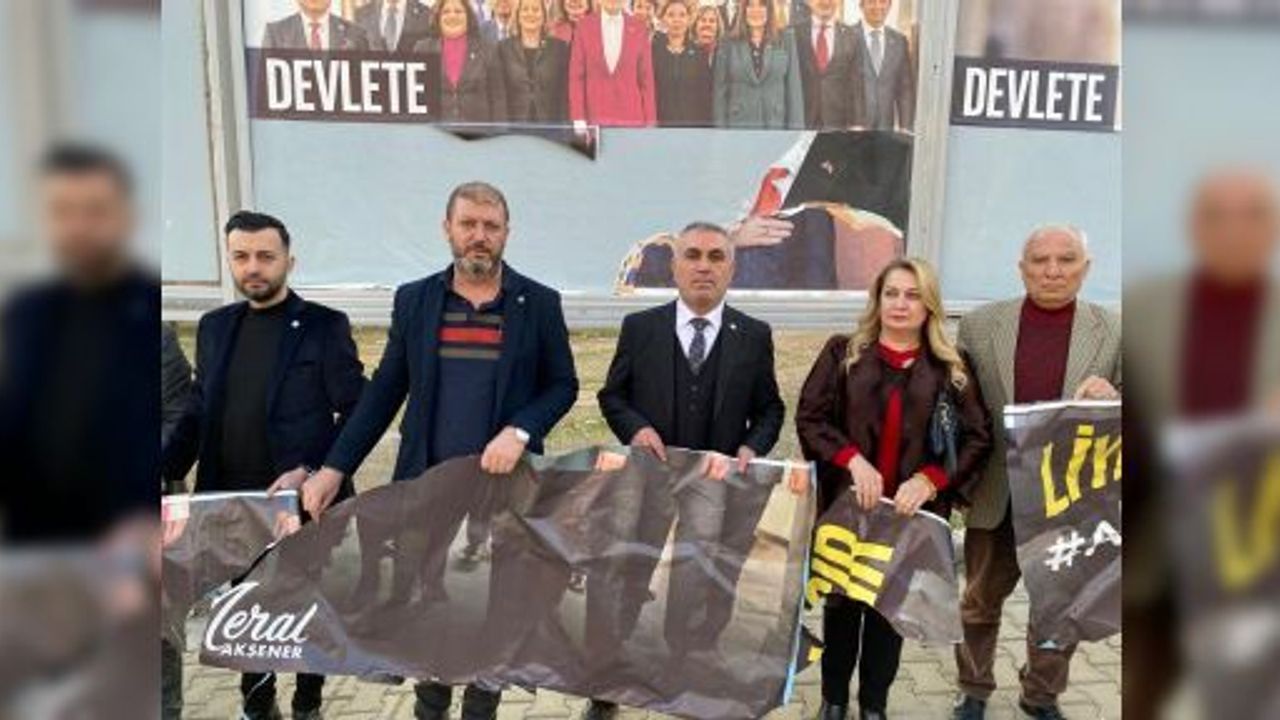 İYİ PARTİ’DEN BİLLBOARD AFİŞLERİNİN YIRTILMASINA TEPKİ