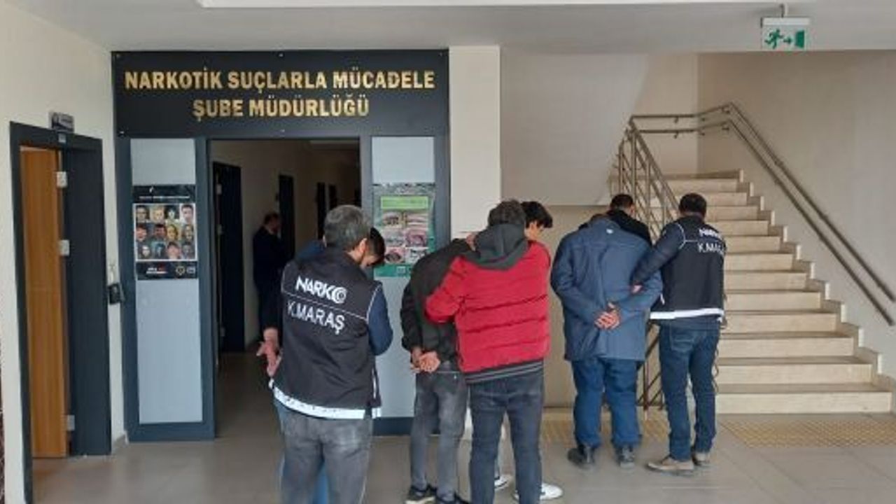 UYUŞTURUCU TİCARETİ ŞÜPHELİSİ 5 KİŞİ YAKALANDI