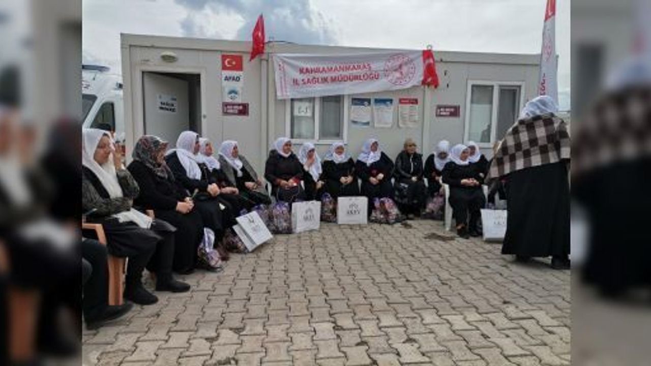 BAŞKAN SAYAN DEPREMZEDE KADINLARIN DÜNYA KADINLAR GÜNÜ'NÜ KUTLADI