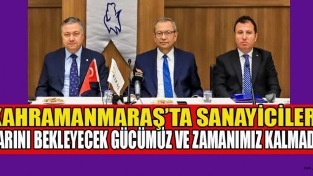 İŞ İNSANLARI ‘ADİL’ VE ‘ACİL’ TEŞVİK İSTİYOR