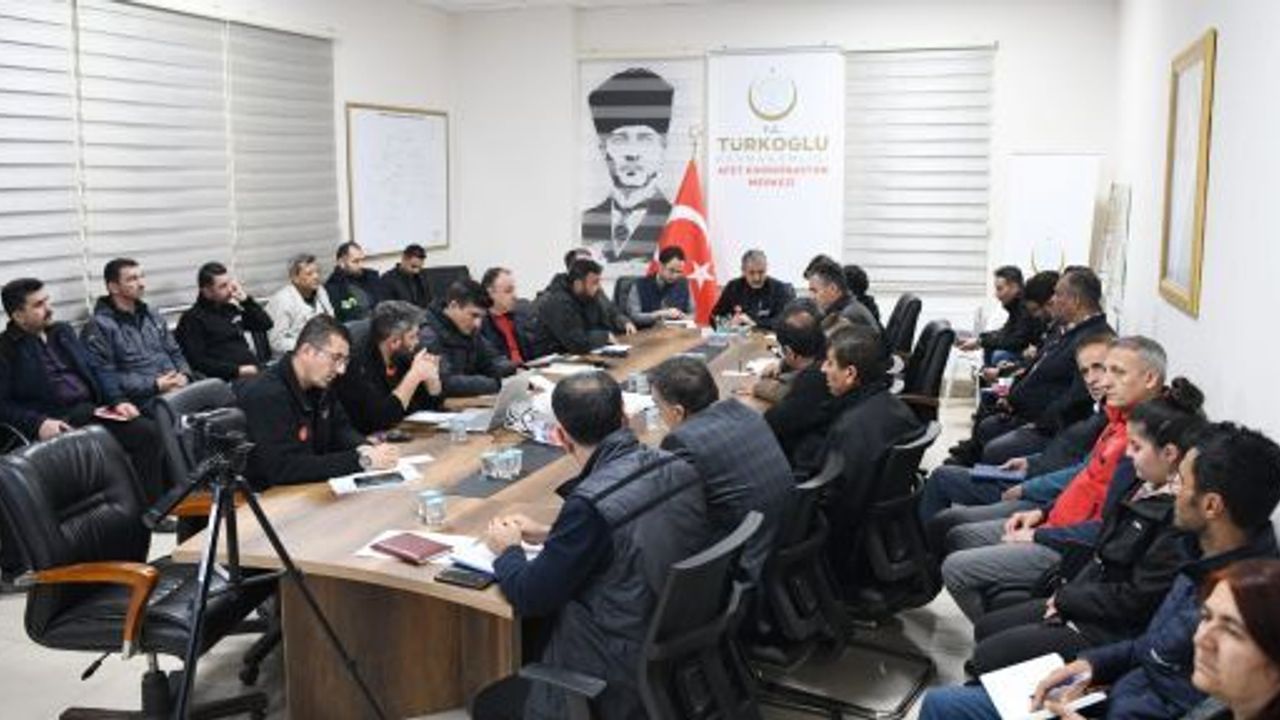 TÜRKOĞLU'NDA AFET KOORDİNASYON VE DEĞERLENDİRME TOPLANTILARI