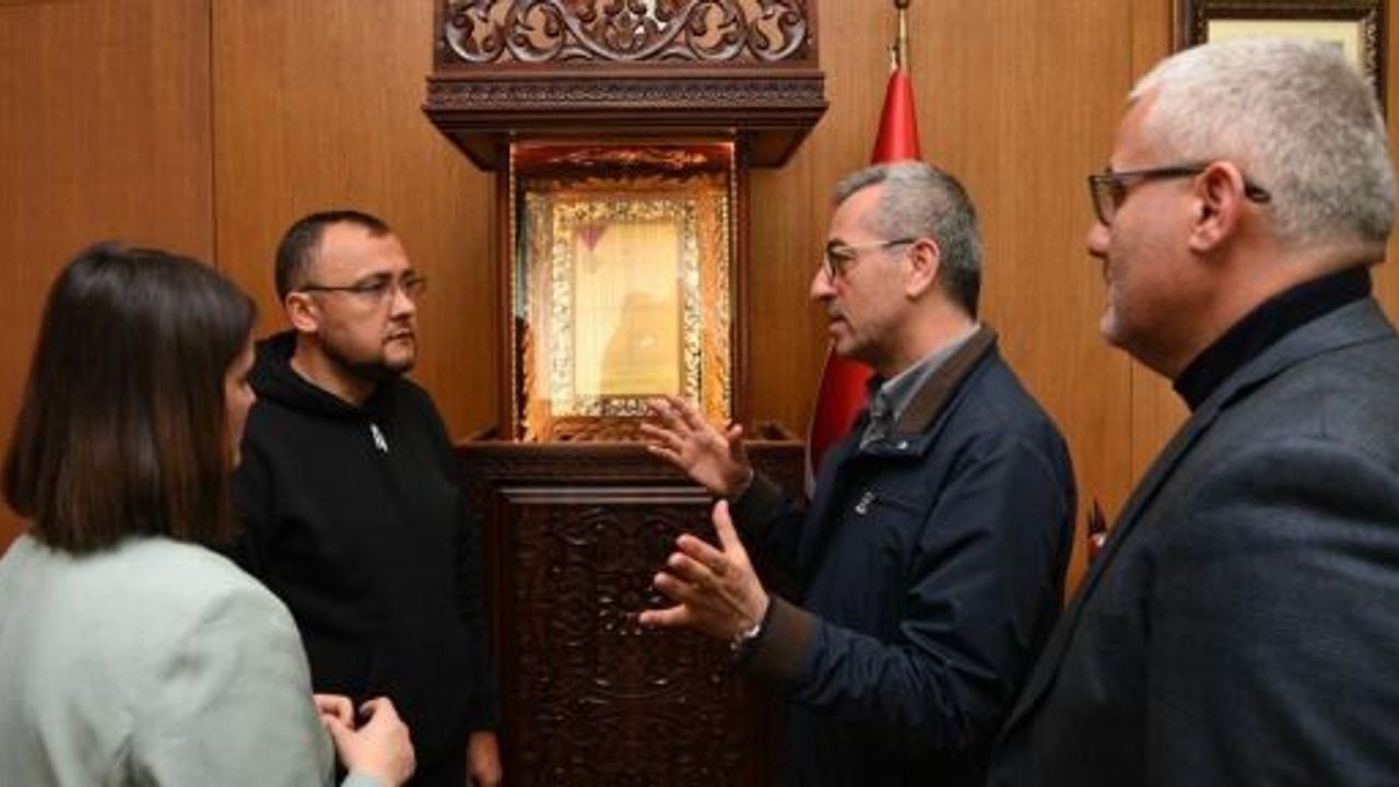 BAŞKAN GÜNGÖR, UKRAYNA BÜYÜKELÇİSİ BODNAR’I AĞIRLADI