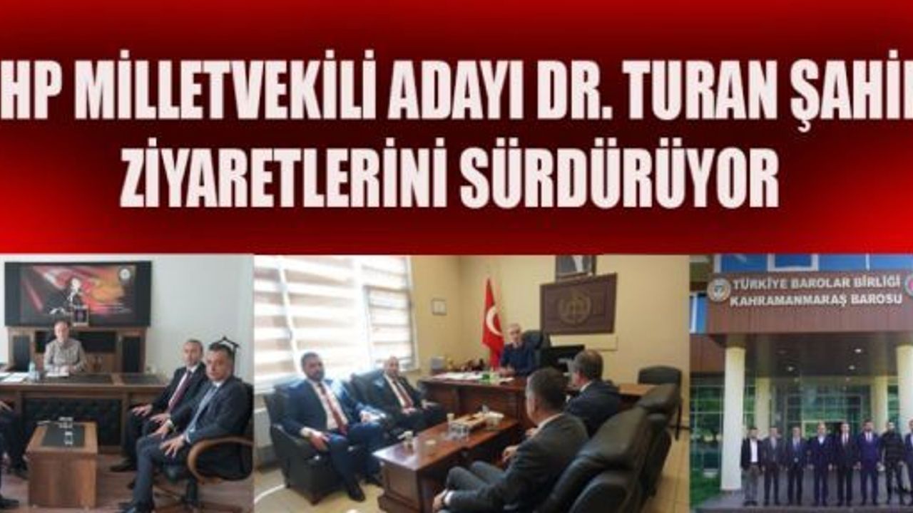 MHP MİLLETVEKİLİ ADAYI DR. TURAN ŞAHİN SAHA ÇALIŞMALARINDA