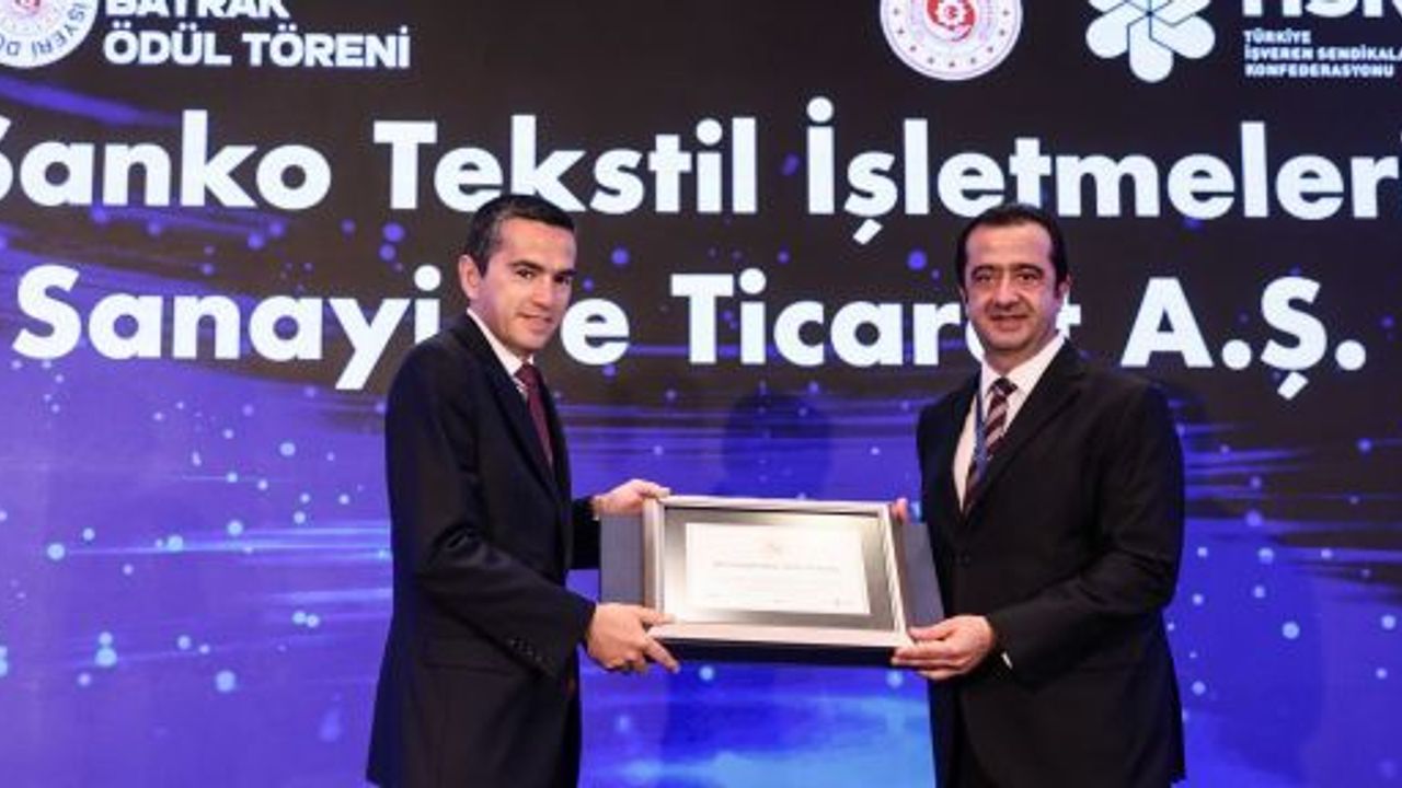 SANKO TEKSTİL “BEYAZ BAYRAK” KAZANAN İLK İŞ YERLERİ ARASINDA