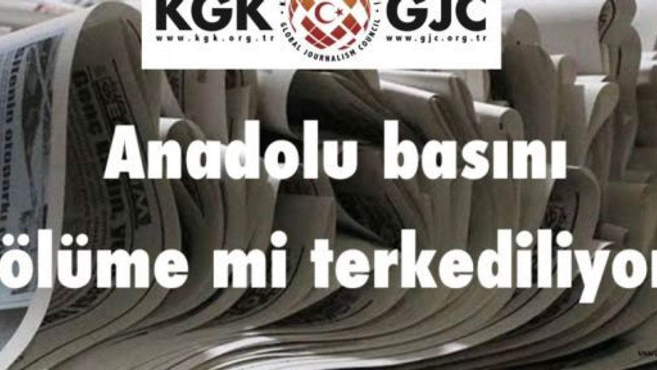 KGK: YEREL BASIN BİRER BİRER KAPANIYOR. BİK ACİLEN ÖNLEM ALMALI