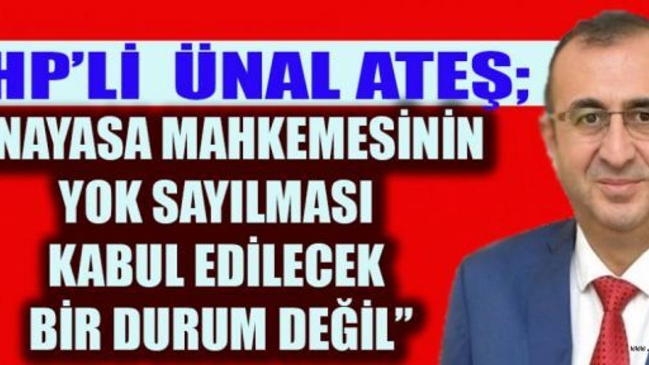 ATEŞ; ANAYASAL DEVLET KAVRAMI HEDEF ALINDI