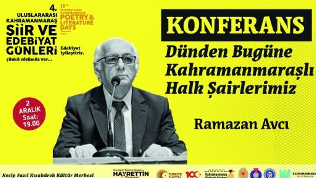 4. Uluslararası Şiir ve Edebiyat Günleri yarın Başlıyor