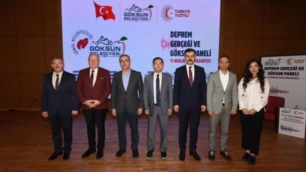 BAŞKAN GÜNGÖR, GÖKSUN’DA DEPREME KARŞI BİLGİLENDİRME PANELİNDE