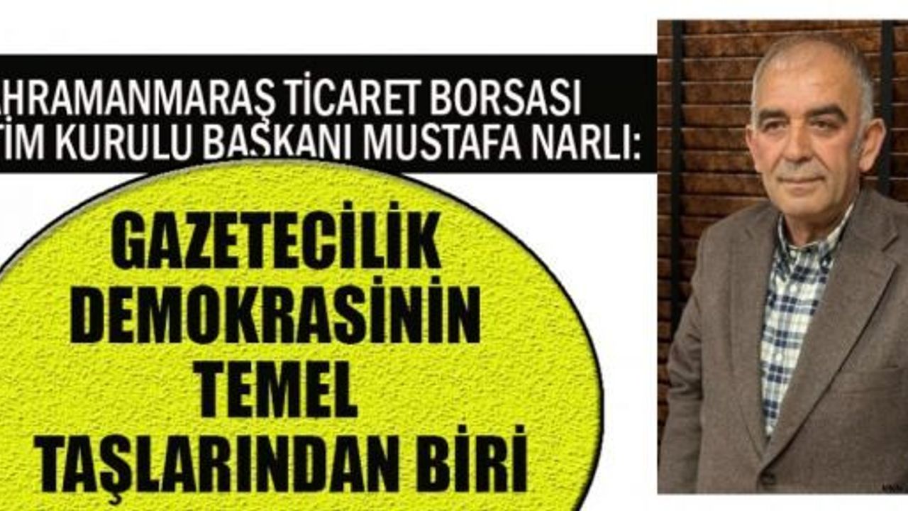 BAŞKAN MUSTAFA NARLI’DAN ÇALIŞAN GAZETECİLER GÜNÜ MESAJI