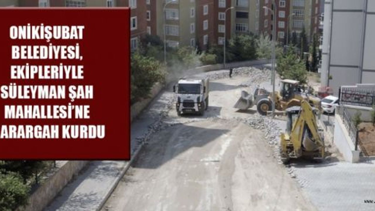 SÜLEYMAN ŞAH MAHALLESİ’NE ASFALT ATAĞI
