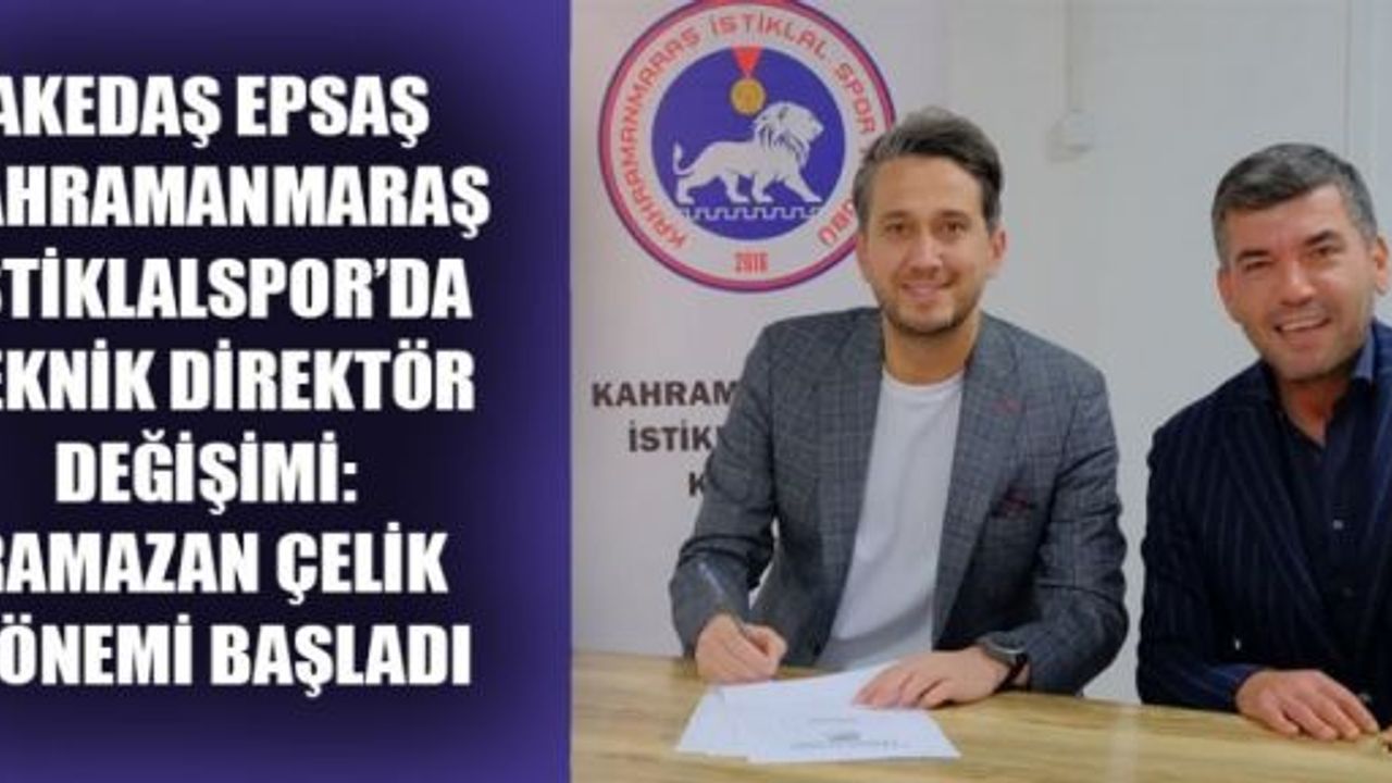 İSTİKLALSPOR’DA RAMAZAN ÇELİK İLE ANLAŞMAYA VARILDI