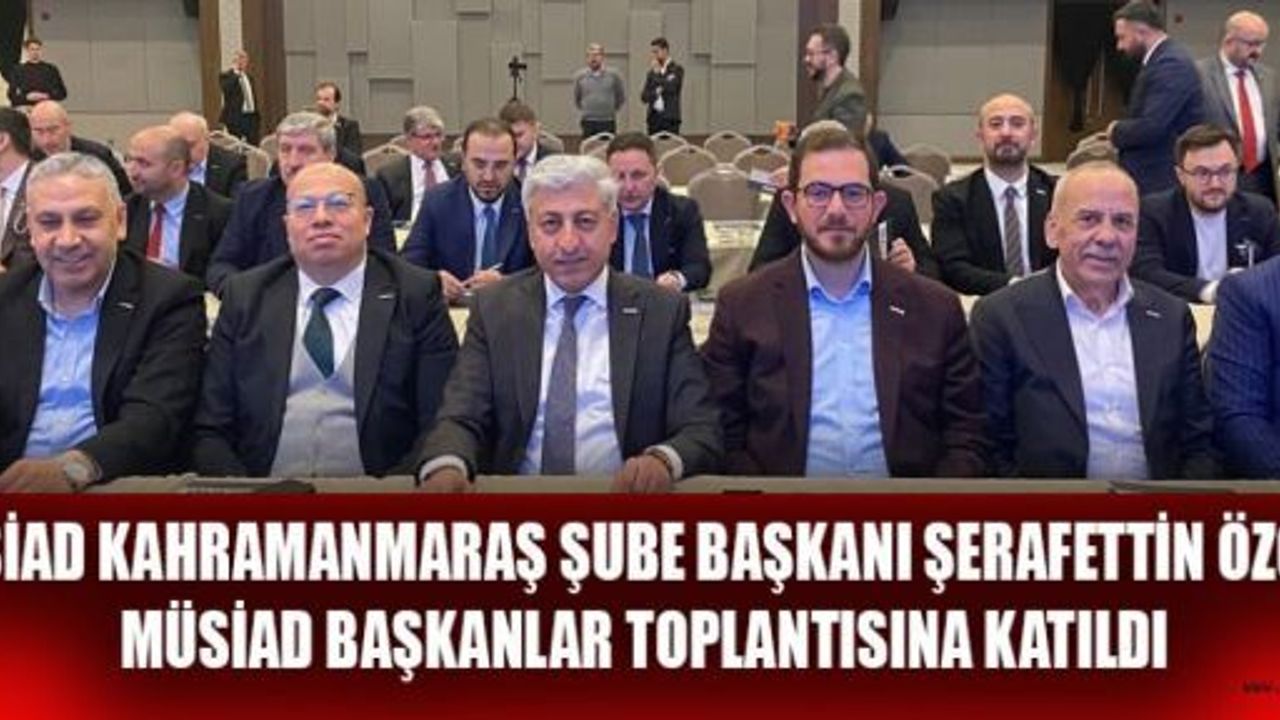 MÜSİAD BAŞKANI ÖZCAN, “BİRLİKTE DAHA GÜÇLÜYÜZ”