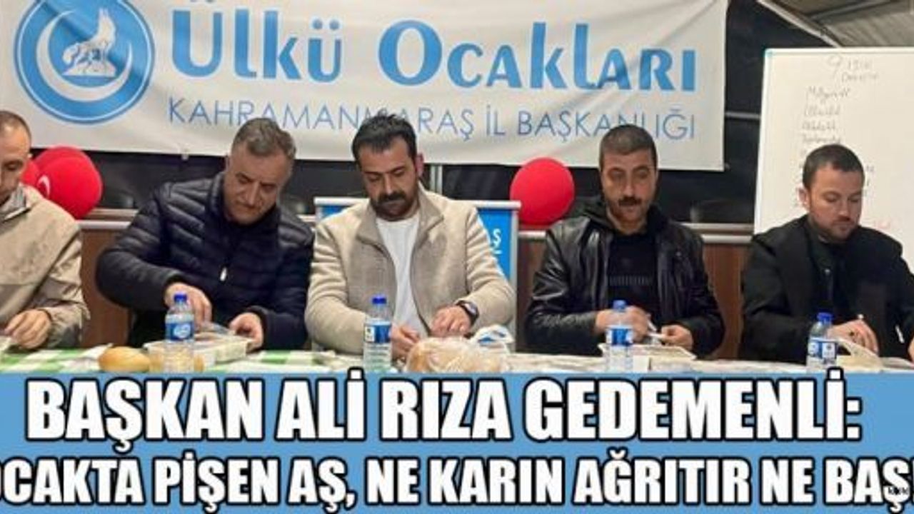 BAŞKAN GEDEMENLİ; KARDEŞLİK VE DAYANIŞMA AYINDAYIZ!