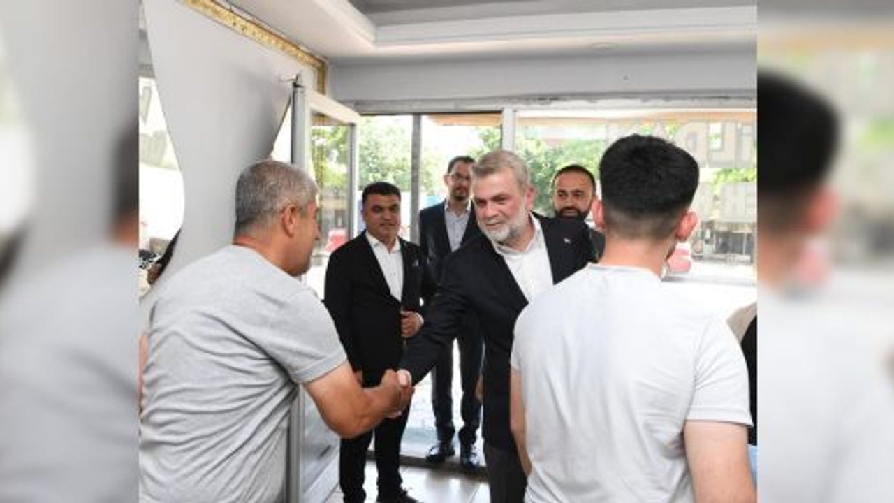 BAŞKAN GÖRGEL, KANUNİ’DE ESNAF VE VATANDAŞLARLA