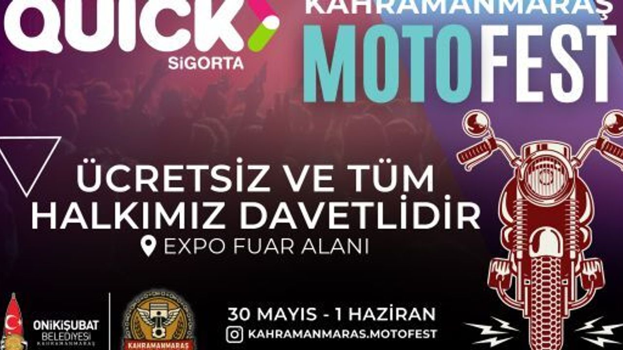 ONİKİŞUBAT BELEDİYESİ’NİN KATKILARIYLA MOTOFEST BAŞLIYOR