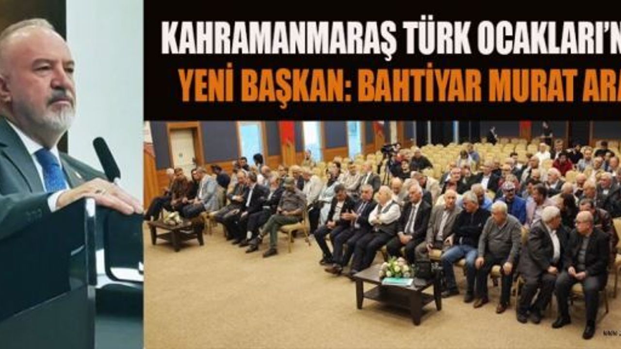 TÜRK OCAKLARI YEN BAŞKANI; B.MURAT ARAS