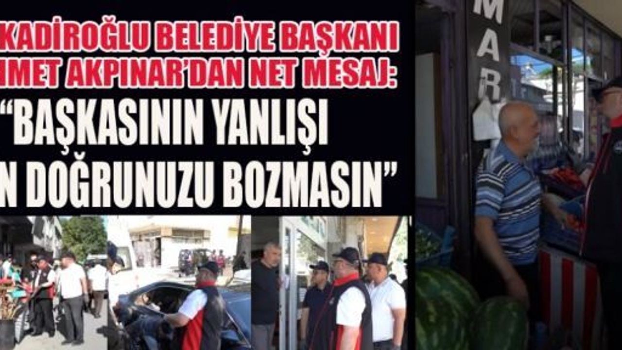 BAŞKAN AKPINAR: “KAMU ALANLARINA SAHİP ÇIKMALIYIZ”