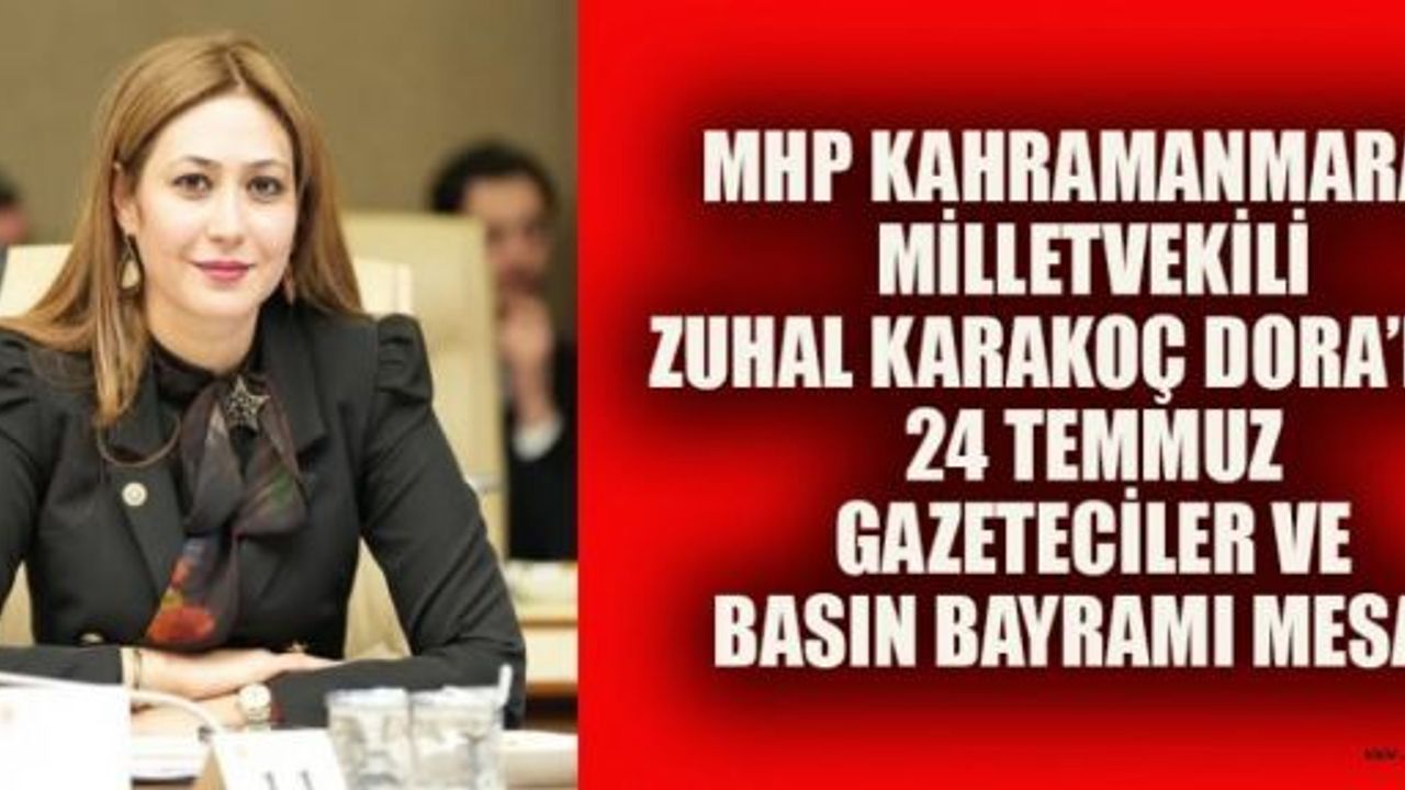 MHP MV. DORA: BASIN, , ÖZGÜR OLDUĞU KADAR MİLLİ OLMALIDIR