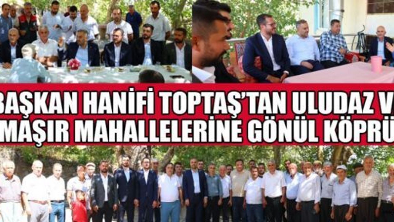 BAŞKAN TOPTAŞ:  “ONİKİŞUBAT’I BİRLİKTE İNŞA EDECEĞİZ”