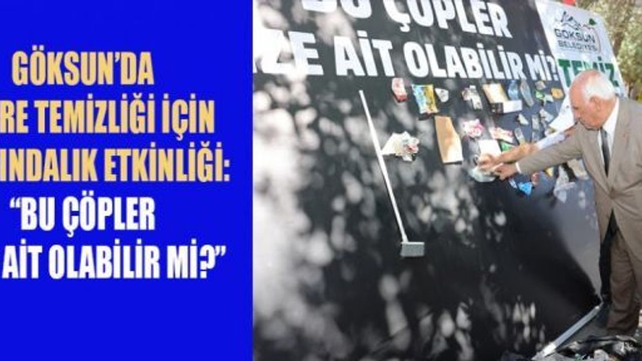 BAŞKAN CÜCE: ÇEVRE TEMİZLİĞİ HEPİMİZİN GÖREVİ