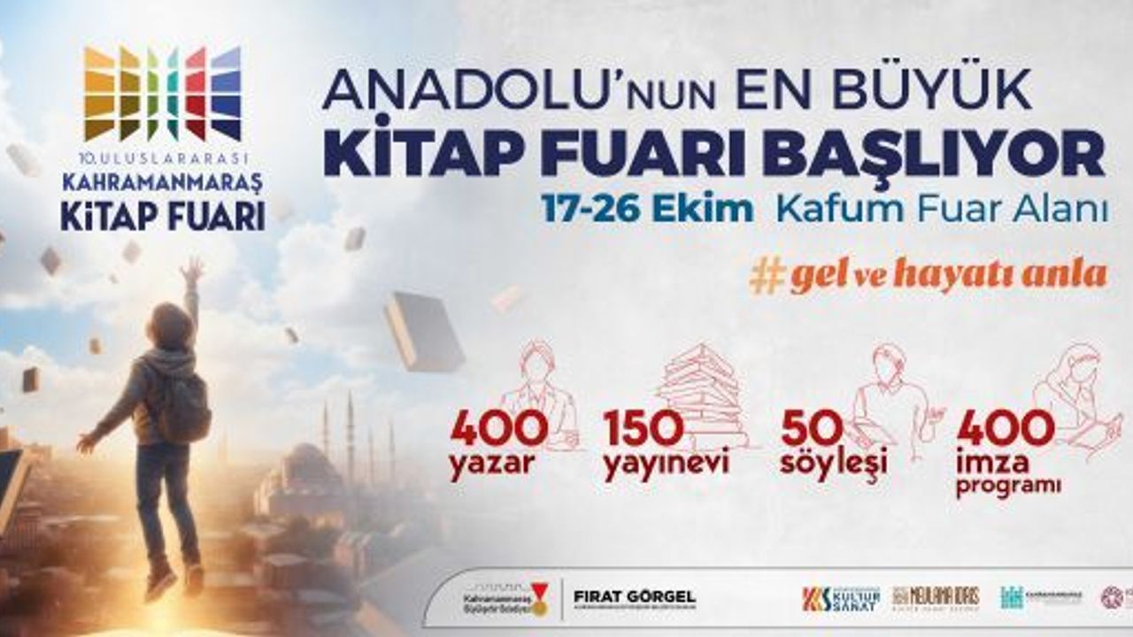 KİTAP FUARI ZİYARETÇİLERİ İÇİN GÜN SAYIYOR