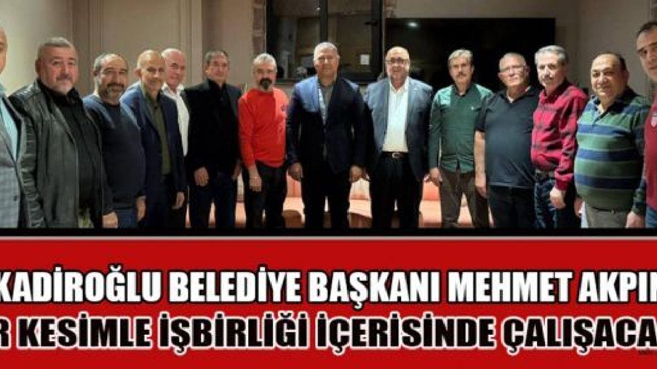 BAŞKAN AKPINAR: ÇABAMIZ DAHA YAŞANABİLİR BİR İLÇE İÇİN
