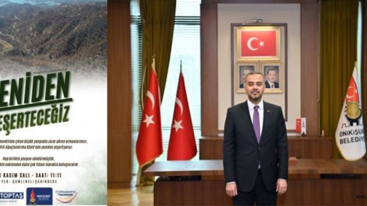 BAŞKAN TOPTAŞ; HERKESİN DİKİLİ BİR FİDANI OLSUN!