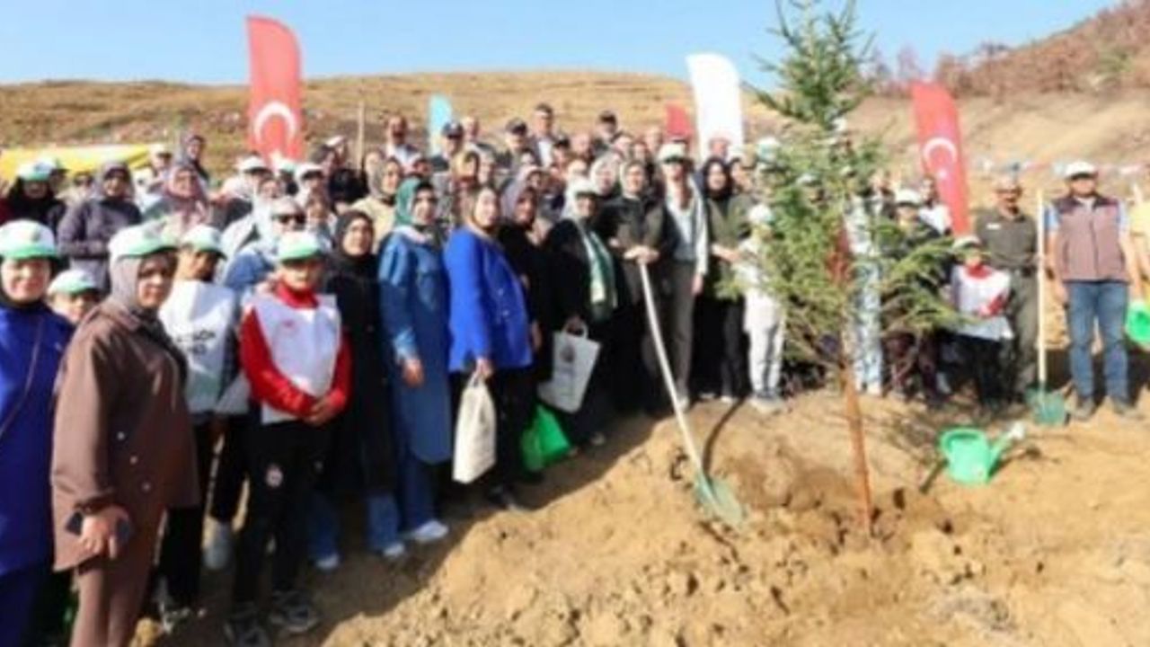 “GELECEĞE ve İNSANLIĞA NEFES” FİDANLAR TOPRAKLA BULUŞTU