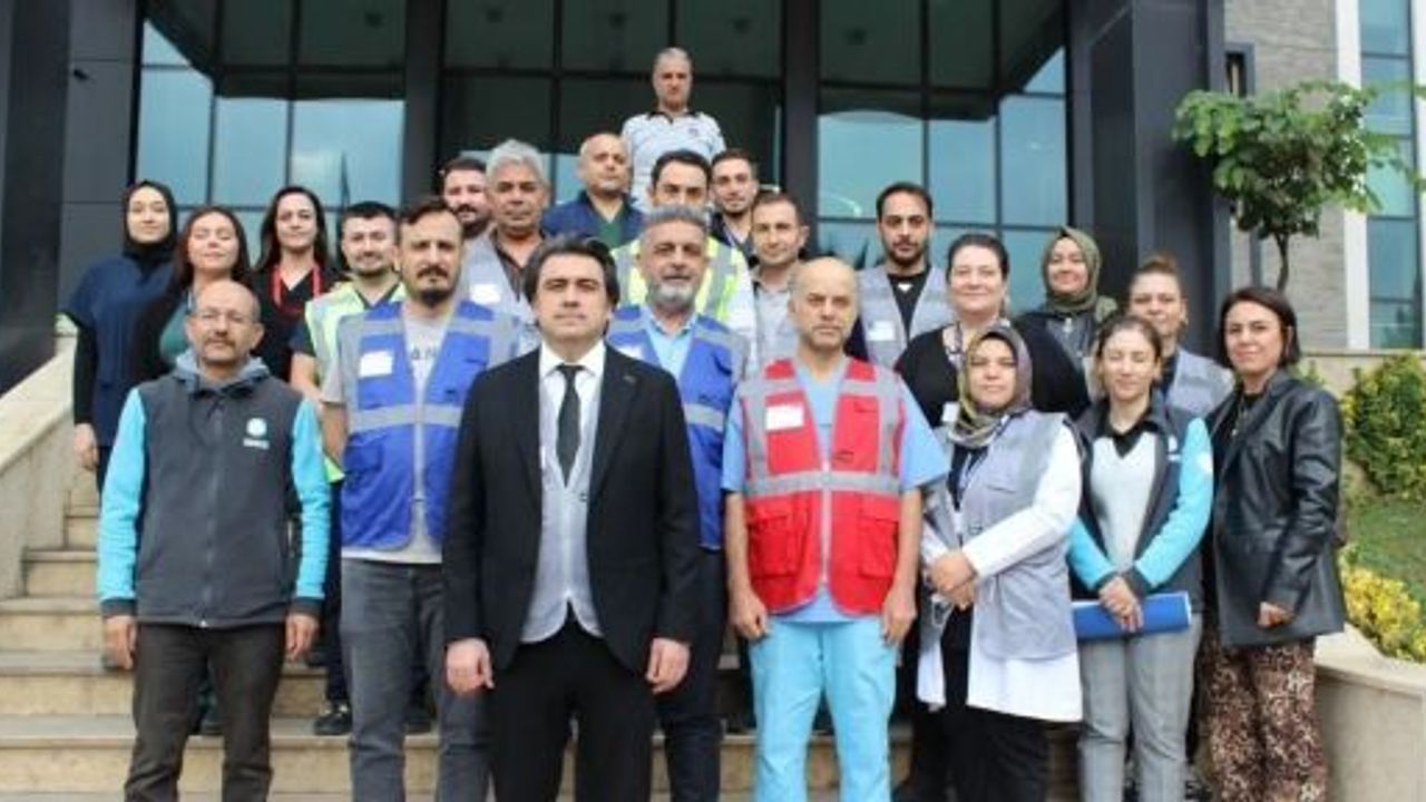 SULAR AKADEMİ HAST.’NDE GERÇEĞİNİ ARATMAYAN AFET TATBİKATI