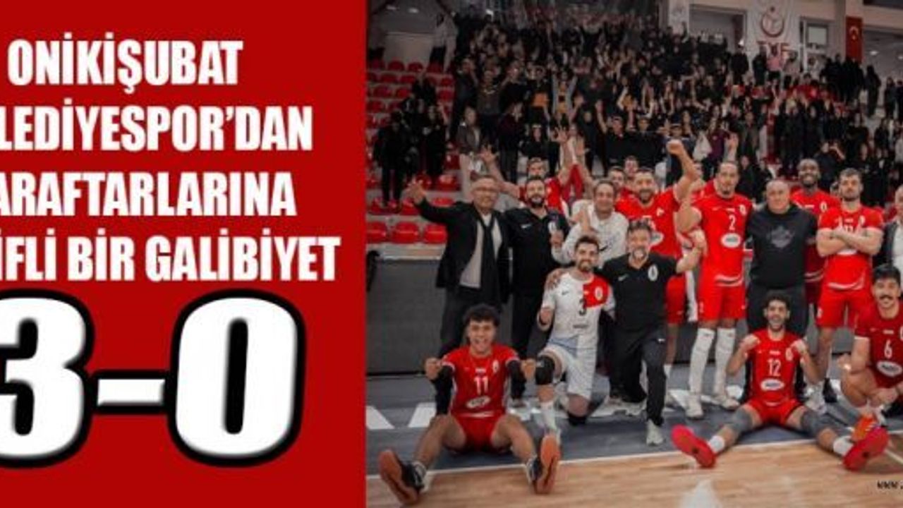 ONİKİŞUBAT BELEDİYESPOR VOLEYBOL TAKIMI LİDER