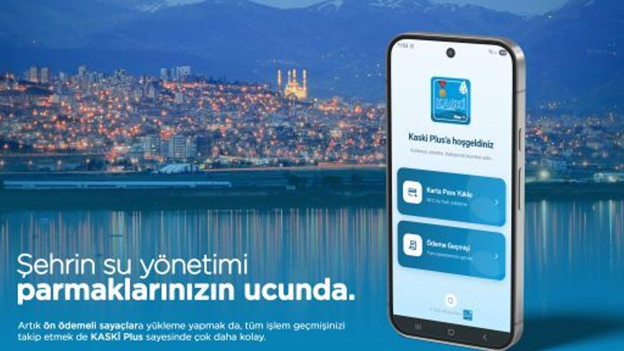 SU YÜKLEMESİ ARTIK TEK DOKUNUŞLA TELEFONDA