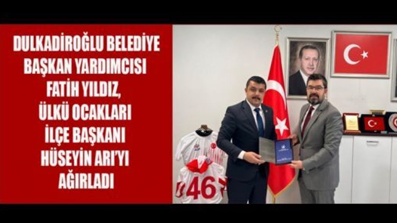 ÜLKÜ OCAKLARI İLÇE BAŞK. ARI, BAŞK.YARD. YILDIZ’IN MİSAFİRİ