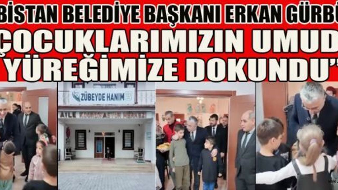 BAŞKAN GÜRBÜZ: “İYİ Kİ VARSINIZ ÇOCUKLAR”
