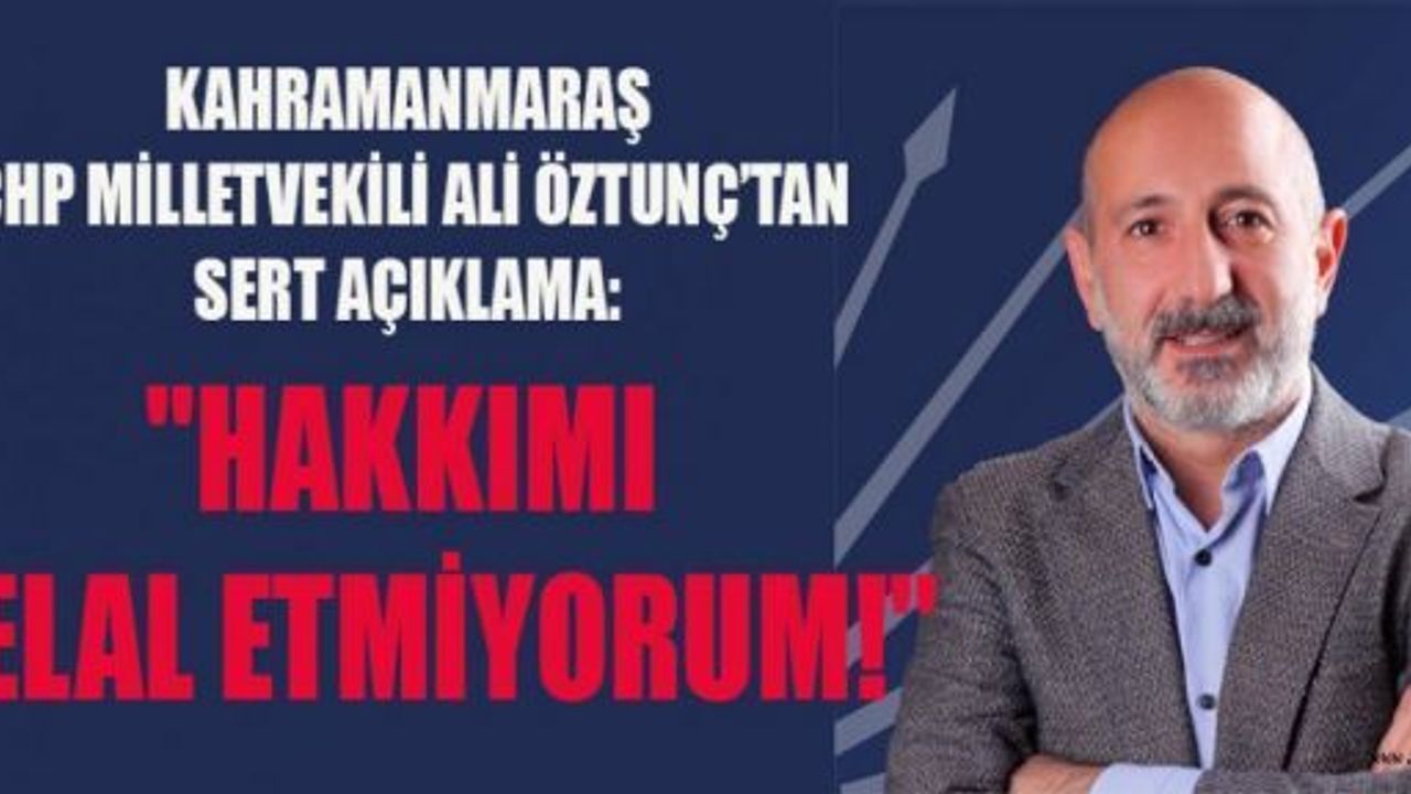 CHP’Lİ ÖZTUNÇ: KARATUTLU NANKÖR ÇIKTI!