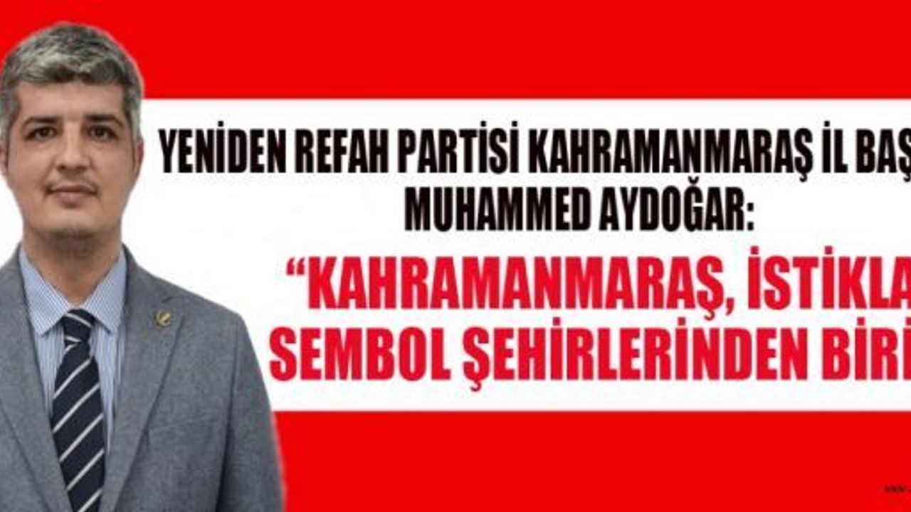 BAŞKAN AYDOĞAR, BU ZAFER, TÜRKİYE İÇİN ANLAM TAŞIYOR