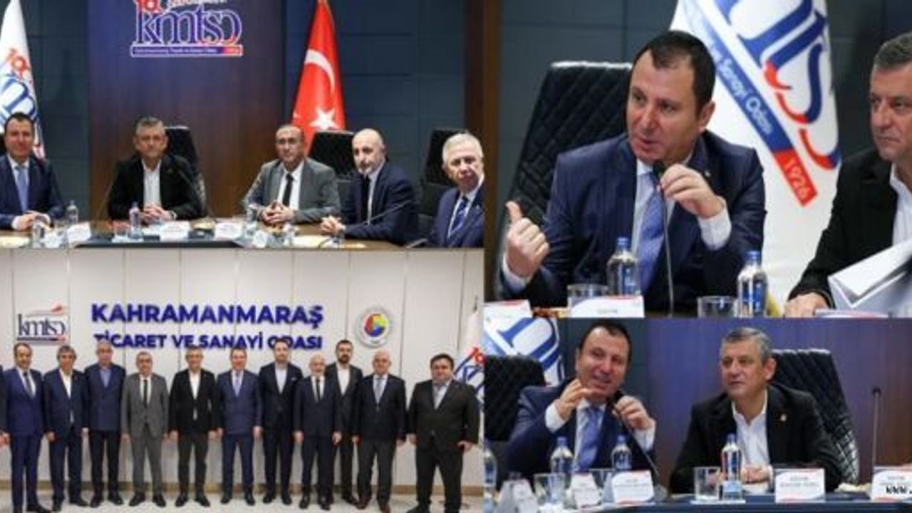 CHP GENEL BAŞKANI ÖZEL’DEN KMTSO’YA ZİYARET