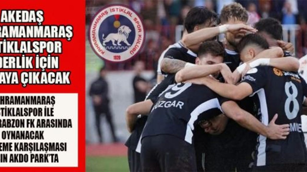 İSTİKLALSPOR – 1461 TRABZON FK MAÇI YARIN