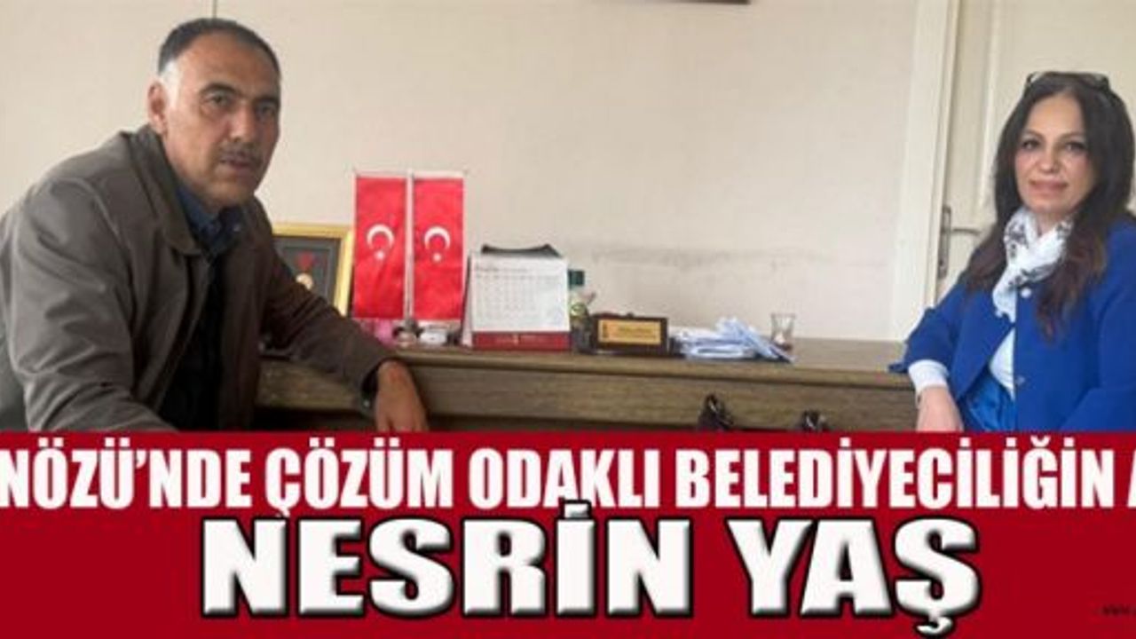 NESRİN YAŞ’TAN HIZLI, KALICI VE ORTAK AKILLA ÇÖZÜM