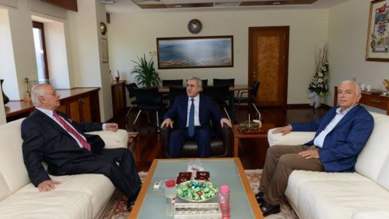 PROF. DR. MEHMET SAĞLAM, REKTÖR CAN’I ZİYARET ETTİ