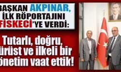 BAŞKAN AKPINAR, ŞEFFAF VE AHLAKLI BELEDİYECİLİK İLKEMİZ OLACAK!