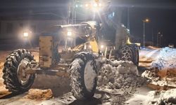 GÖKSUN KIRSALINDA KAR MESAİSİ