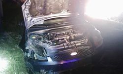 AFŞİN’DE TRAFİK KAZASI: 2 YARALI