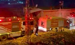 PAZARCIK’TA ÇİFTLİK YANGINI