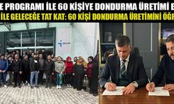 60 KİŞİYE DONDURMA ÜRETİMİ EĞİTİMİ